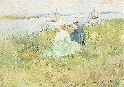 Maurice Prendergast Viewing the Ships Spain oil painting artist